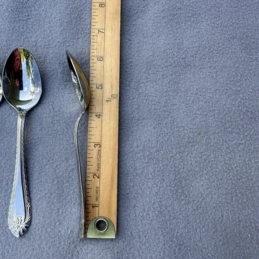 6 Reed & Barton Royal Britannia Teaspoons Select Stainless Flatware